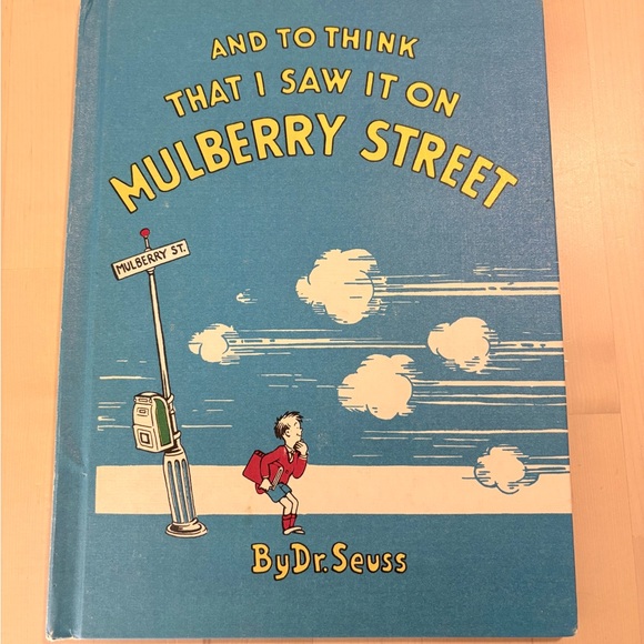 Dr. Seuss Other - And To Think That I Saw It On Mulberry Street Dr. Seuss 1937 Book Club Edition